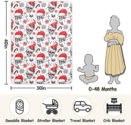 Cataku lubanje Djeda Dječja deka za dječake djevojčice pamučne deke deke krevet Bacajte mekano toplo primanje dječjeg pokrivača