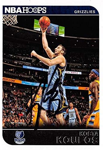 Kosta Koufos s autogramiranom košarkaškom karticom 2014 Panini obruči 107 - Nepotpisane košarkaške karte