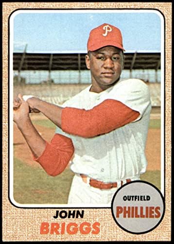 1968. Topps 284 Johnny Briggs Philadelphia Phillies NM+ Phillies