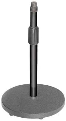 Na pozornici DS7200C podesiva stalak za mikrofon, kromiranje i pjenasta kuglica mikrofona, crno