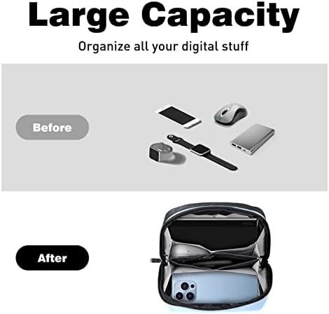 Elektronički organizator, mala putna torba za organizatore kabela Buck, kompaktna tehnička torba za elektronički pribor,