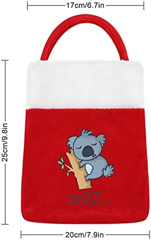 Spavanje koala torbi luksuzna vreća Xmas vreća za svečane ukrase