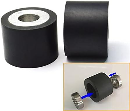 Larro crni ležaj tvrda gume promjera kotača visina 30 mm visina 20 mm, pogon remenica mute vodilica dvostruki ležaj 1pcs