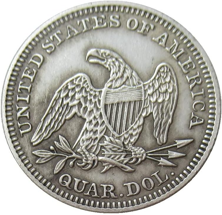 U.S. 25 Cent Flag 1865 Srebrna replika Replika komemorativna kovanica