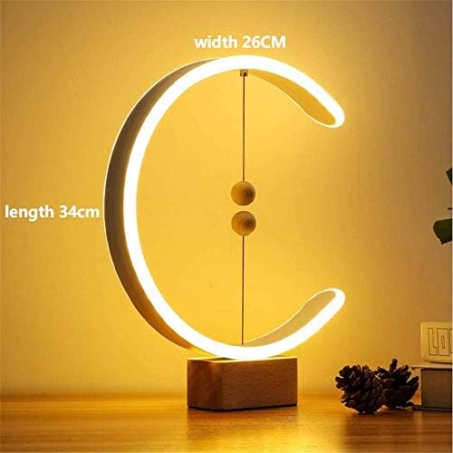 Lly kreativni poklon magnetska ravnoteža LED svjetiljka Home Stol Night Light Magnetic Ball Switch Light Svjetla za dom noćni