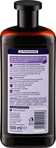 Njemačka biljna opuštajuća kupka: ulje lavande, Lavendel 500 ml-plastična boca od 16,9 oz