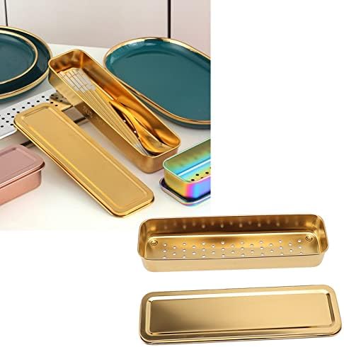 Kuhinjski kutija za odlaganje štapića, pladanj za pribor za jelo Praktično inteligentno odvodnjavanje od nehrđajućeg čelika