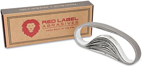 Crvena naljepnica abrazivi 1/2 x 12 inčni ultra fini p5000 grit nož nož za iskašnjak noža, 10 pakiranja