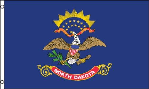Sjeverna Dakota zastava 2x3ft poli