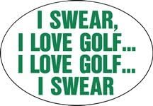 Knockout 5014 'Kunem se, volim golf. Volim golf. Kunem se 'Hitch Cover