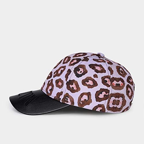 Modna bejzbolska kapa s leopard printom, pamučna vezena kapa, Vintage tatin šešir