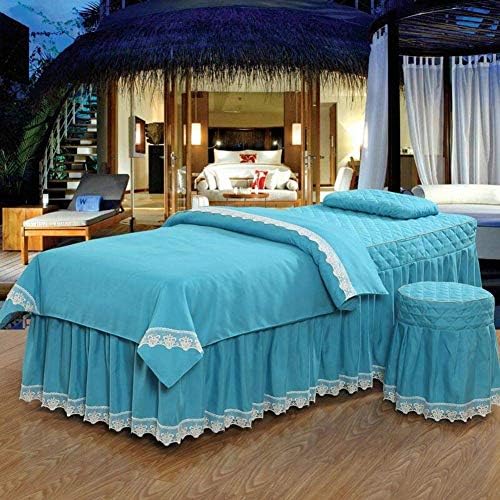 Zhuan masaža stol seta s licama za odmor masaža masaža stol suknja spa pokrivač za krevet opremljeni stol suknja za kozmetički