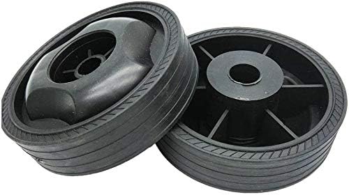 Protuklizni kotači promjera 116 mm za plastičnu kolica kompresora zraka u crnoj boji 2pcs