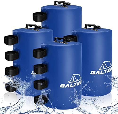 Galteed nadstrešnica vrećica za težinu vode, 220 lbs utega za vodu s 4 utega za pop up nadstrešnice, nadstrešnice, šator,