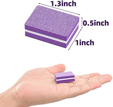 180/100 spužvasta turpija za nokte set alata za poliranje noktiju za glatku manikuru noktiju na nogama i prstima