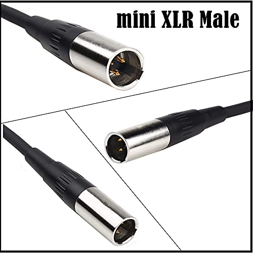 Seadream Mini XLR mužjak do XLR kabel za adapter, 3-pinski mini xlr mužjak do XLR ženskog adapterskog kabela, za BMPCC 4K
