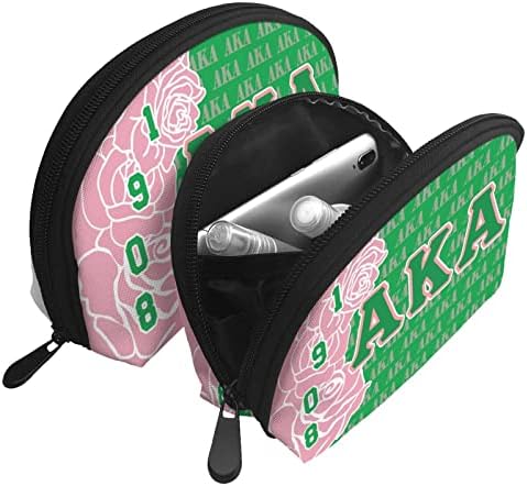 ISUNIET 2 PCS Kozmetičke torbe za torbicu za putničku torbicu prijenosna torbica za kvačilo Set Beauty set Pokloni za žene
