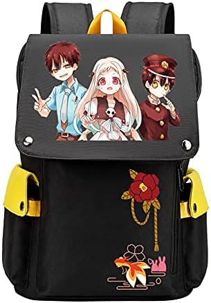 WC -ov vezani Hanako Kun Backpack Anime School Torps Tog Tog Laptop Daypack Velika putnička torba s USB punjenjem