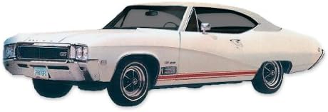 Buick 1968 Gran Sport Decils & Stripes Kit - White