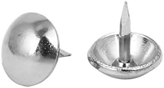 Aexit 9 mm nokti za glavu, vijci i pričvršćivači dia 11 mm visina obnova noktiju za nokte gurnuti pin srebrni ton ton 35