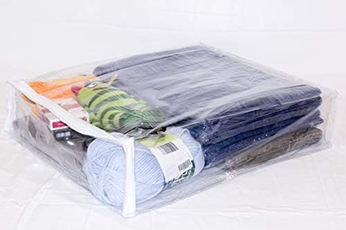 Prozirne vinilne vrećice za pohranu s patentnim zatvaračem od 15 do 18 do 4 inča, 5 pakiranja