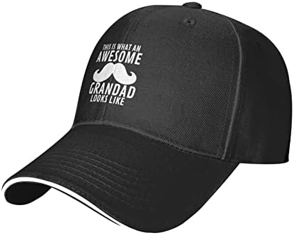 Nuttag Awesome GrandAd bejzbol kapu za pranje podesivog golf šešira za ženski muški hip-hop kapa