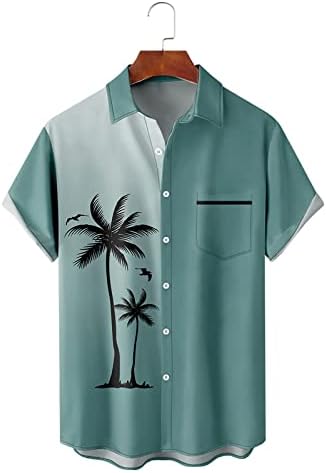 Hicolliee luda havajska košulja za muškarce istegnute golf majice za muškarce svakodnevno nose multi veličine majice haljina