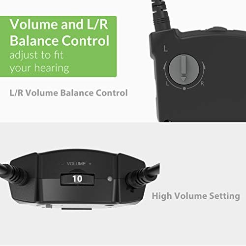 Avantree bežične slušalice za gledanje TV -a, poboljšana TV dijalog jasnoća za starije, podržava sve 3,5 mm AUX slušalice,