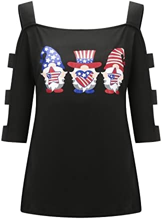 majice plus veličine za žene, ljetne majice s okruglim vratom i kratkim rukavima, modni vrhovi s printom, majica s američkom