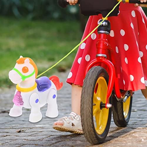 Toyvian Girl igračke koje hodaju sa svjetiljkama Konj u interaktivnoj šetnji obrazovnim tušem favorizira za bijele djevojke