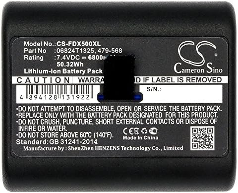 Cameron Sino baterija za Fluke DSX Versiv, DSX-5000 Cableanalyzer, Versiv P / N: 06824T1325, 479-568, MBP-Lion 6800mah /