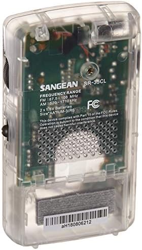 Sangean SR-35CL AM/FM Džepni radio Clear