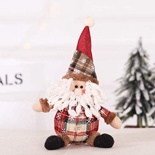 Xiaosaku božićni ukrasi božićno drvce ukrasi crtane lutke snježna ploča tkanina lutke božićno drvce ukrasi božićni plišani