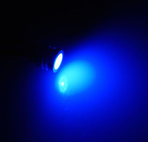 TuningPros LEDML-T10-BHP1 Svjetlo svjetlo LED žarulje T10 Wedge, visoke snage LED plavi 2-PC set