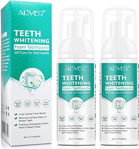 Zubi za izbjeljivanje pjene paste za zube, pasta za zube bikarbone, intenzivno uklanjanje mrlja, pasta za zube, soda bikarbona