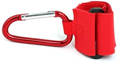 X-DREE 44 lb Podesiva kolica za kukaće kolica za viseće vješalice crvena 2pcs (44 Libras de Capacidad ajustable Gancho petlje