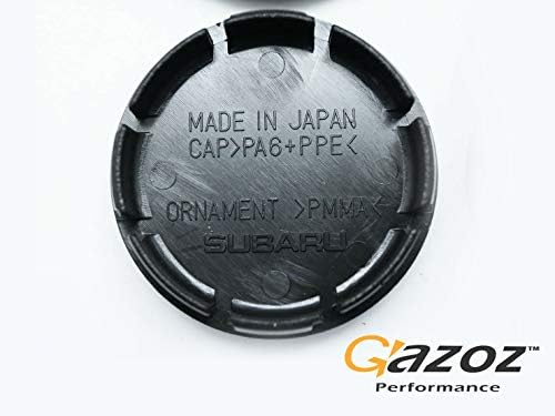 Gazoz Performance Zamjena legura legura na crnom kotačima središnji kapice Fit Scion fr-s frs Toyota GT86