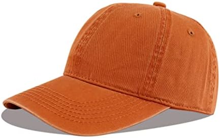 pamučna Uniseks bejzbolska kapa od pamuka pogodna za muškarce i žene, oprani traper podesivi šešir za tatu