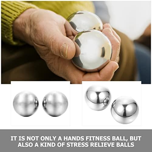 Cabilock Baoding kuglice ručne masažere 2 pcs lopte ručno vježbanje kuglice ručno valjane lopte rukometnice Vježba masaža