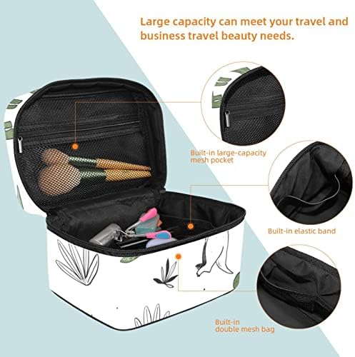 Ručno nacrtani dinosaur putnička šminka torba za šminku torbu kozmetičke torba za kozmetiku, toaletne potrepštine, četkice