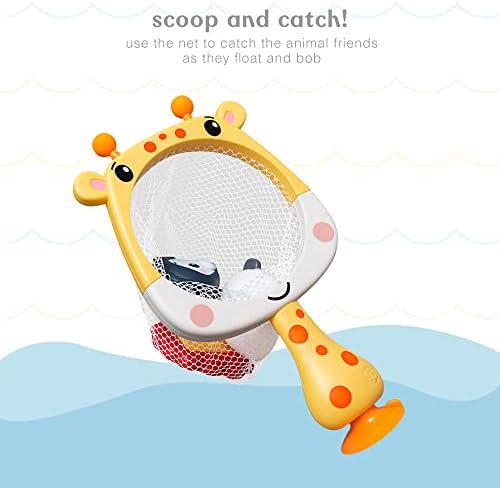Smart Care Fisher-Price 2-u-1 ribolovne igračke za bebe, igračke za ribolov s igračkama s vodom, igračke za kupanje za malu
