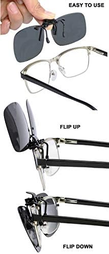 Sunčane naočale s kopčom Flip polarizirane sunčane naočale s kopčom za naočale preko naočala na recept futrola je uključena