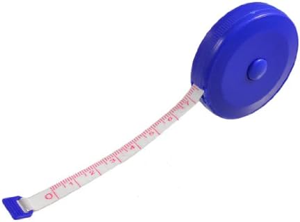 Aexit plava plastična mjerna alati za mjerenje školjke uvlačiva ravna traka za ravnalo stolarski alat za mjerenje 1,5m 45