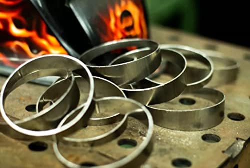 9 stupnjeva Pie Cut JDM zavoj učvršćenja za rezanje ispuha Titanium nehrđajući aluminij brzim 3D USA