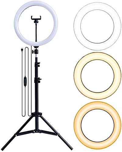 Zatamnjiva LED prstenasta Svjetiljka 10 LED prstenasta svjetiljka sa stalkom za stativ i držačem telefona za prijenos uživo