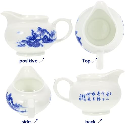 Krema za kavu Alopecijalno plavo-bijeli porculanski vrč za umak posuda za umak keramička šalica za vrhnje u kineskom stilu
