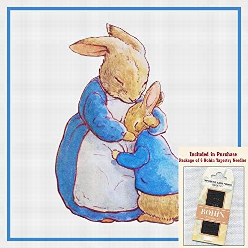 Originals Originals Beatrix Potter Mama Bunny zagrli Peter Rabbit uzorak križnog uboda s iglama