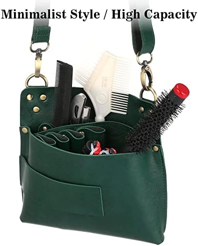 N/a frizerske škare držač škara za vrećicu za vrećicu s remenom za frizure frizerski držač torbica za torbu kože kože