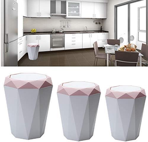 UXZDX nordijski stil zaklopke Type smeće inovativni dijamantski oblik kante za kuhinju dnevne sobe Kupaonica kućni ured dekor