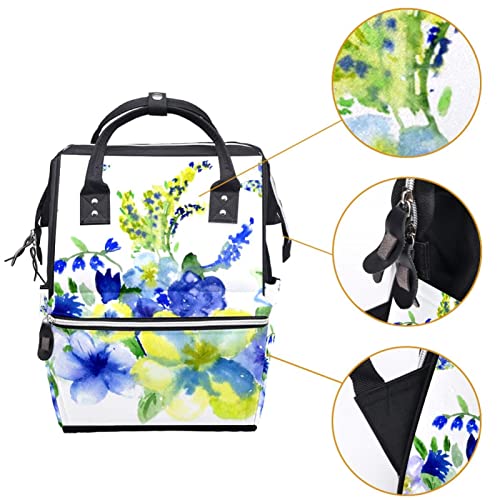 Akvarelni cvjetni uzorak pelene torbe torbe mame ruksak veliki kapacitet pelena vrećica za njegu putničke torba za njegu